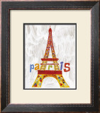Hommage, Tour Eiffel Art by Valerie Roy