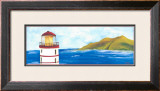 Lighthouse and Sea I Art by Evol Lo