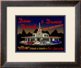 Stans Night Diner Framed Giclee Print