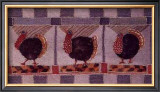 Turkey Trio Prints by Willemien Stevens