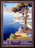 Nice Festival of Sports and Tourism Framed Giclee Print by L. Bonamici