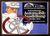 Automobil Ausstellung Framed Giclee Print by Lucian Bernhard