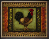 Mediterranean Rooster VI Poster by Kimberly Poloson