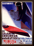 3rd Concorso Motonautico di Venezia Framed Giclee Print by Giuseppe Riccobaldi