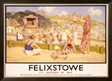 Felixstowe Framed Giclee Print by Stotto 