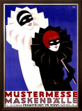 Mustermesse Ball Framed Giclee Print by Heinzecker 