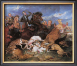 The Hunting of Chevy Chase Framed Giclee Print by Edwin Landseer