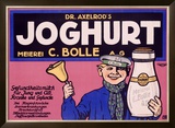 Joghurt Framed Giclee Print by J. Loe