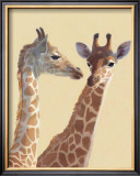 Girafes Prints by Triaureay 