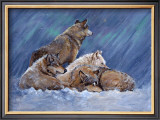 All Created Things Felt a Stirring Framed Giclee Print by Georgia Lesley