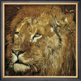 Lion Portrait Posters by Fabienne Arietti