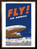 Air America Tristar Framed Giclee Print