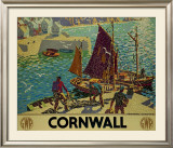 Cornwall Framed Giclee Print by Ronald Lampitt