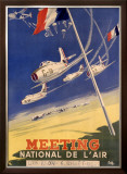 Meeting d'Air Framed Giclee Print by Delfo 