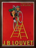 Cycles J.B. Louvet Framed Giclee Print by Mich (Michel Liebeaux) 