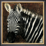Zebra Portrait Art by Fabienne Arietti
