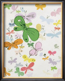 Butterflies, c.1955 (big green in middle) Pósters por Andy Warhol