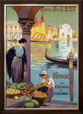 Venise Framed Giclee Print by Louis Lessieux