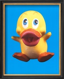 Jumping Duck Poster
