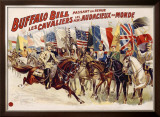 Buffalo Bill's Wild West, Cavaliers Audacieux Framed Giclee Print