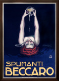 Spumanti Beccaro Framed Giclee Print by Achille Luciano Mauzan