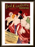 Bal de la Couture Parisienne Framed Giclee Print by Leonetto Cappiello