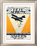 Fete Aerienne Angers Framed Giclee Print by P. L. Armand