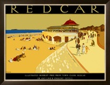 Redcar Framed Giclee Print by A E Martin