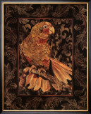 Golden Parrot I Poster by Pat Woodworth