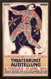 Theaterkunst Ausstellung Framed Giclee Print by Carl Roesch