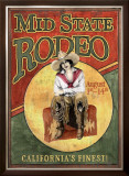 Mid State Rodeo Framed Giclee Print