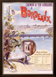 Bordeaux Framed Giclee Print by Hugo D'Alesi