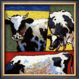 Les Trois Vaches Prints by Morlaine 
