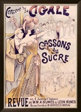 La Cigale Framed Giclee Print by Alfred Choubrac
