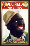 Burt Swor, Minstrel Comedian Framed Giclee Print