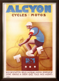 Alcyon Cycles-Motos Framed Giclee Print by G. Favre