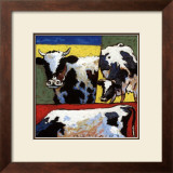 Les Trois Vaches Prints by Morlaine 