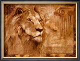 Lion Posters by Annrika Mccavitt