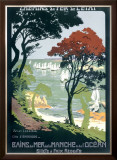 Cote d'Emeraude Framed Giclee Print