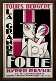 Folies-Bergere, La Grande Folie Framed Giclee Print by Pico 