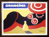 Orangina, Bikini Framed Giclee Print by Bernard Villemot