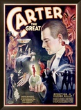Carter the Great, Shooting a Marked Bullet Framed Giclee Print