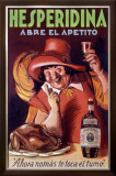 Hesperidina Elixer Drink Framed Giclee Print by Achille Luciano Mauzan