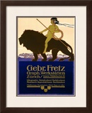 Gebr Fretz Framed Giclee Print by Carl Moos