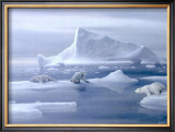 Play Time Polar Bear Art by David Jean