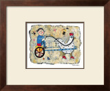 Driving the Sulky Poster by Barbara Olsen