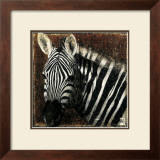 Zebra Portrait Prints by Fabienne Arietti