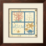 Distressed Wood: Seaside Posters by Grace Pullen
