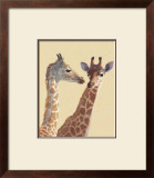 Girafes Prints by Triaureay 