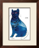 25 Cats Named Sam and One Blue Pussy by Andy Warhol, c.1954 (Blue Sam) Print by Andy Warhol